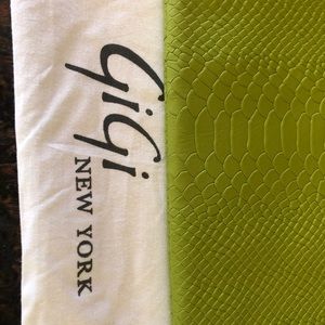 Python embossed Gigi of New York Clutch